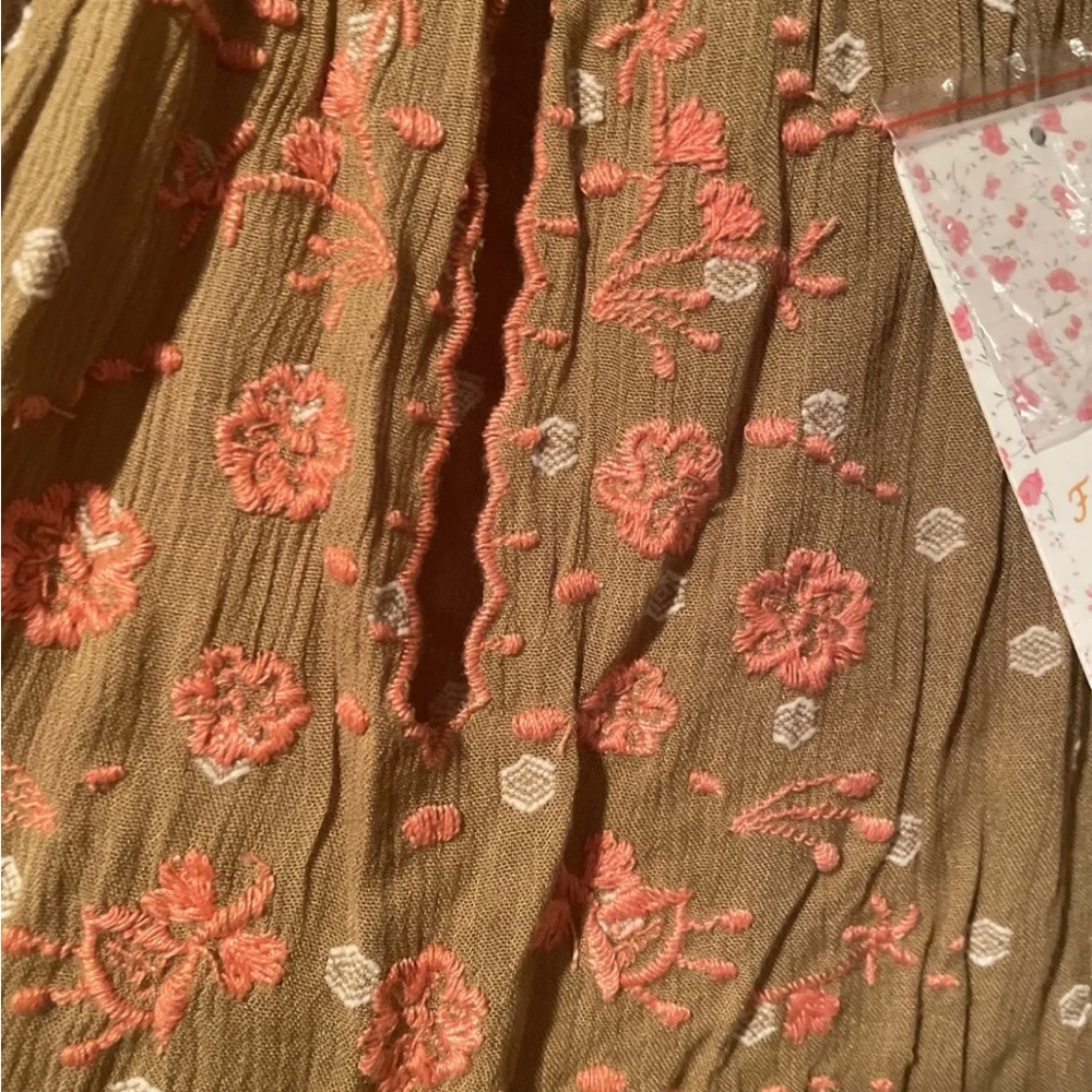 NWT Free People 2 piece pants set moss size small - Picture 5 of 7